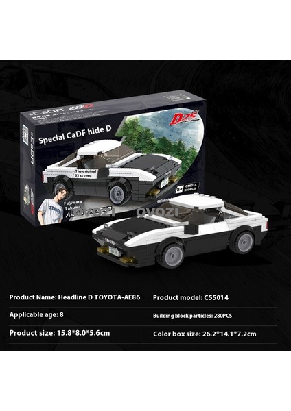 Araba Montajlı Yapı Taşları Model Eğitici Oyuncaklar (Yurt Dışından)
