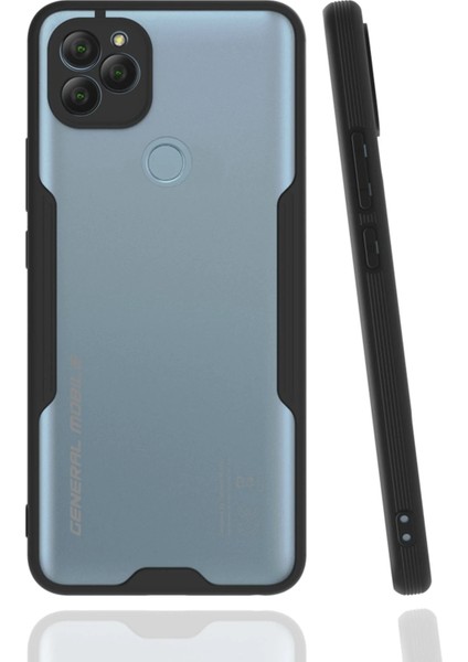 General Mobile Gm 22 Kılıf Platin Silikon - Siyah Dpmah