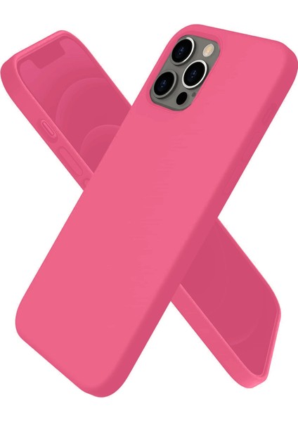 Iphone 12 Pro Kılıf First Silikon - Pembe Dpmah