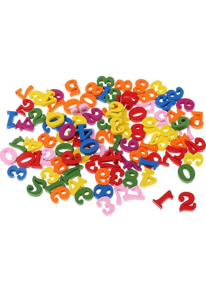 100 Ahşap Sayılar Çocuklar Için Matematik Öğrenme Şimsel Öğ Oyuncağı (Yurt Dışından)