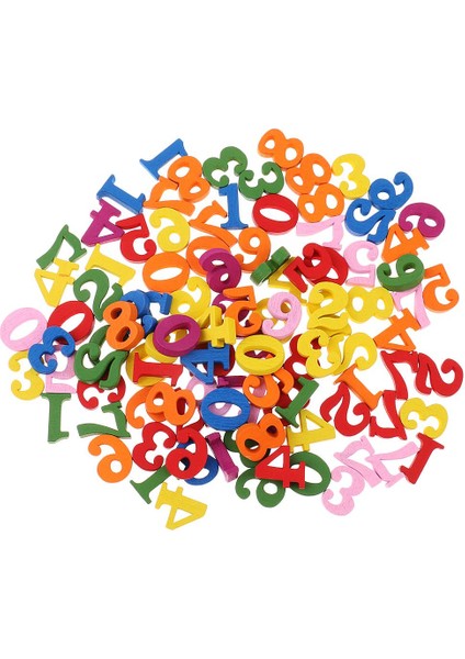 100 Ahşap Sayılar Çocuklar Için Matematik Öğrenme Şimsel Öğ Oyuncağı (Yurt Dışından)