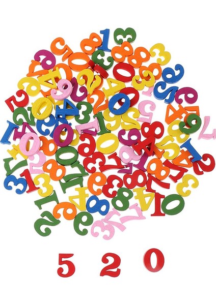 100 Ahşap Sayılar Çocuklar Için Matematik Öğrenme Şimsel Öğ Oyuncağı (Yurt Dışından)