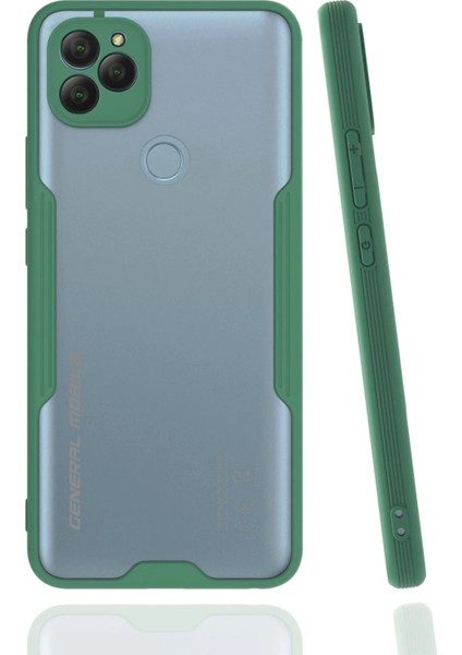 General Mobile Gm 22 Kılıf Platin Silikon - Yeşil Dpmah