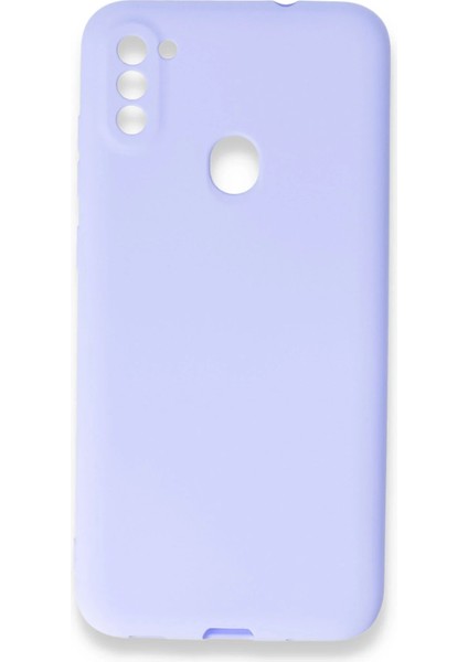 Samsung Galaxy A11 Kılıf First Silikon - Lila Dpmah