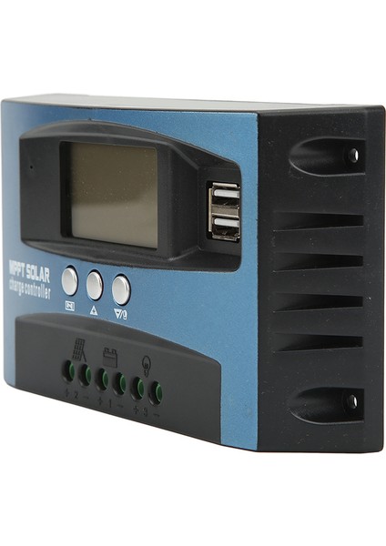 Güneş Şarj Kontrol Cihazı LCD Ekran 2 USB Çıkışı Aşırı Akım Koruması Güneş Paneli Regülatörü 12 24V Kendi Kendine Uyarlama 100A (Yurt Dışından) fiyatları