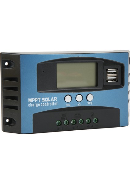 Güneş Şarj Kontrol Cihazı LCD Ekran 2 USB Çıkışı Aşırı Akım Koruması Güneş Paneli Regülatörü 12 24V Kendi Kendine Uyarlama 100A (Yurt Dışından) fırsatları