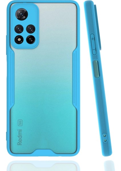 Xiaomi Redmi Note 11 Pro Plus 5g Kılıf Platin Silikon - Mavi Dpmah