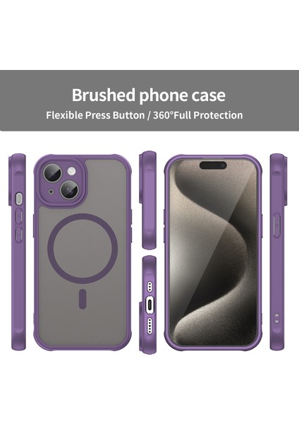 Iphone 14 Plus Telefon Kılıfı, Manyetik Darbeye Dayanıklı Telefon Kılıfı, Şeffaf Hibrit Kapak Iphone 14 Plus (Yurt Dışından) modelleri