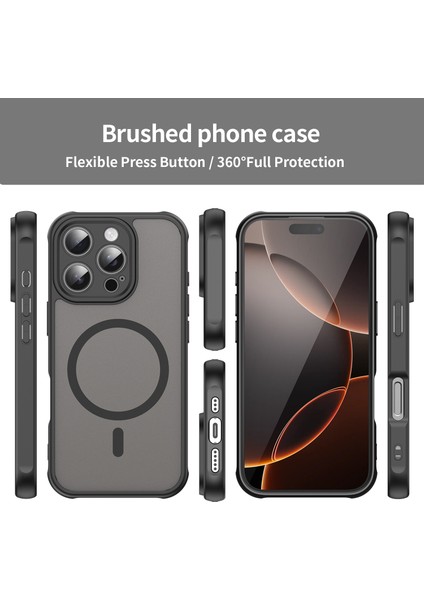 Iphone 12 Pro Max Telefon Kılıfı, Manyetik Darbeye Dayanıklı Telefon Kılıfı, Şeffaf Hibrit Kapak Iphone 12 Pro Max (Yurt Dışından) fiyatları