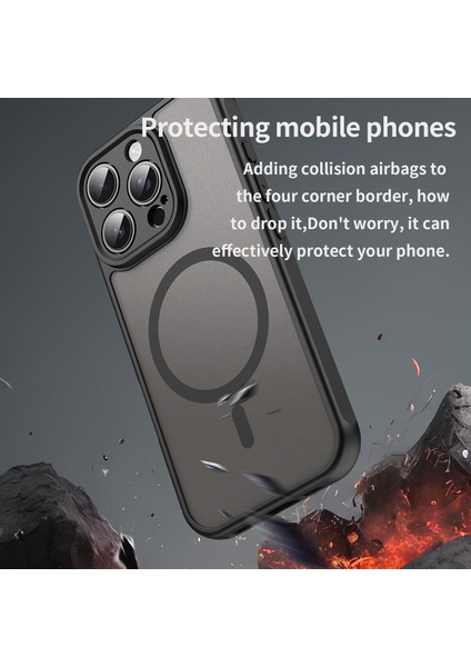 Iphone 12 Pro Max Telefon Kılıfı, Manyetik Darbeye Dayanıklı Telefon Kılıfı, Şeffaf Hibrit Kapak Iphone 12 Pro Max (Yurt Dışından) indirimleri