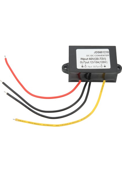 Dc Buck Dönüştürücü Modülü IP67 Su Geçirmez Voltaj Regülatörü Buck Dönüştürücü 20‑72V Giriş 12V 10A 120W Çıkış (Yurt Dışından)