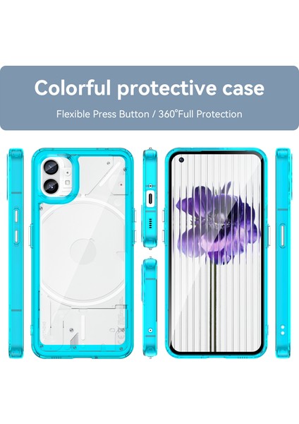 Nothing Phone 1 Kılıf, Şeffaf Tasarımlı Darbeye Dayanıklı Telefon Kılıfı, Tampon Hibrit Şeffaf Kapak Nothing Phone 1 (Yurt Dışından) fiyatları