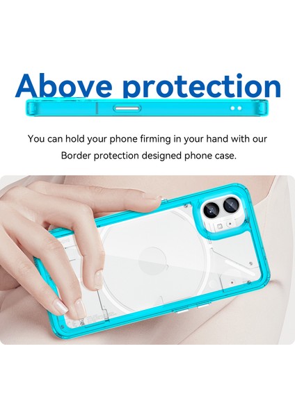 Nothing Phone 1 Kılıf, Şeffaf Tasarımlı Darbeye Dayanıklı Telefon Kılıfı, Tampon Hibrit Şeffaf Kapak Nothing Phone 1 (Yurt Dışından) indirimleri