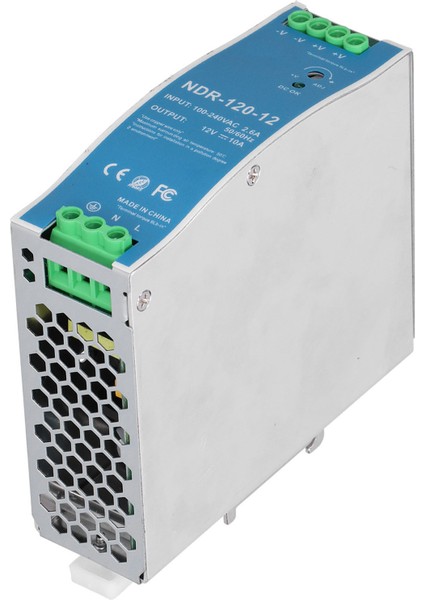 NDR‑120‑12 Ray Güç Kaynağı Anahtarı 10A 120W Endüstriyel Ray Güç Kaynağı AC100‑240V (Yurt Dışından)