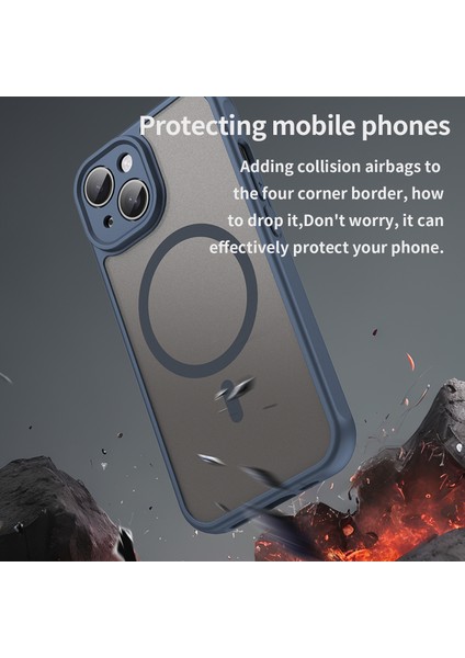 Iphone 15 Plus Telefon Kılıfı, Manyetik Darbeye Dayanıklı Telefon Kılıfı, Şeffaf Hibrit Kapak Iphone 15 Plus (Yurt Dışından) modelleri