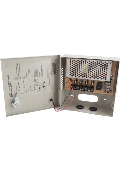 Kanal 12V Cctv Güç Kaynağı 3A Sigorta Kapalı Devre Tv Güç Kaynağı Metal Kutu Kilidi 110V 220V (Yurt Dışından)