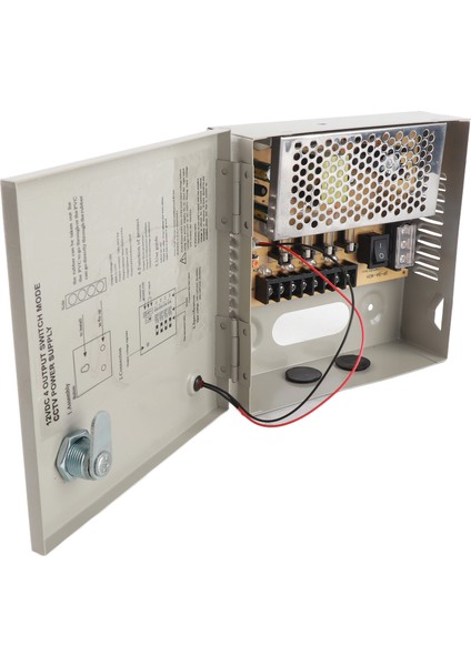 Kanal 12V Cctv Güç Kaynağı 3A Sigorta Kapalı Devre Tv Güç Kaynağı Metal Kutu Kilidi 110V 220V (Yurt Dışından)