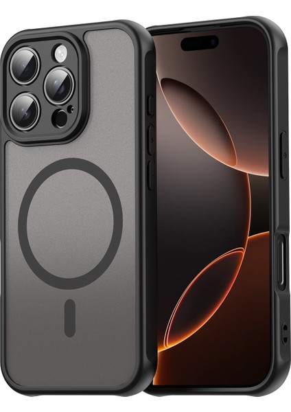 Iphone 12 Pro Telefon Kılıfı, Manyetik Darbeye Dayanıklı Telefon Kılıfı, Şeffaf Hibrit Kapak Iphone 12 Pro (Yurt Dışından)