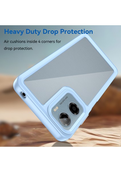 Motorola Moto E15 Kılıf, Şeffaf Tasarımlı Darbeye Dayanıklı Telefon Kılıfı, Tampon Hibrit Şeffaf Kapak Motorola Moto E15 (Yurt Dışından) indirimleri