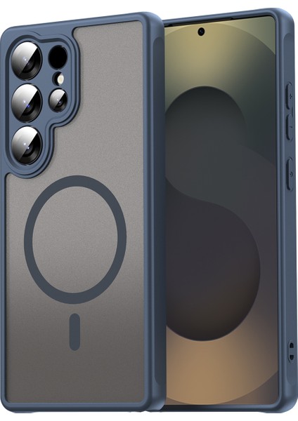 Samsung Galaxy S25 Ultra Telefon Kılıfı, Manyetik Darbeye Dayanıklı Telefon Kılıfı, Şeffaf Hibrit Kapak Samsung Galaxy S25 Ultra (Yurt Dışından)