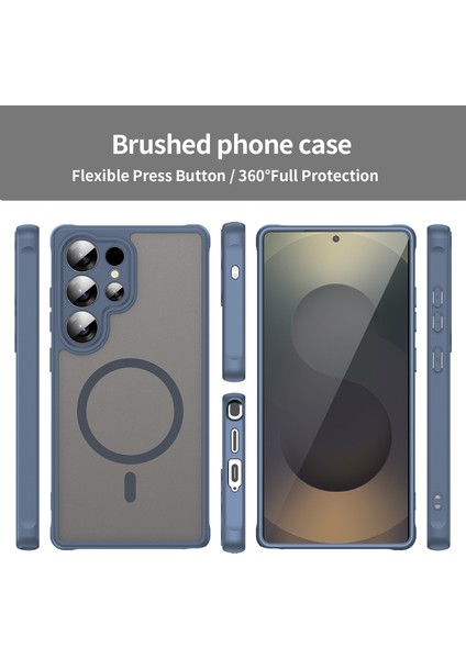 Samsung Galaxy S25 Ultra Telefon Kılıfı, Manyetik Darbeye Dayanıklı Telefon Kılıfı, Şeffaf Hibrit Kapak Samsung Galaxy S25 Ultra (Yurt Dışından) fiyatları