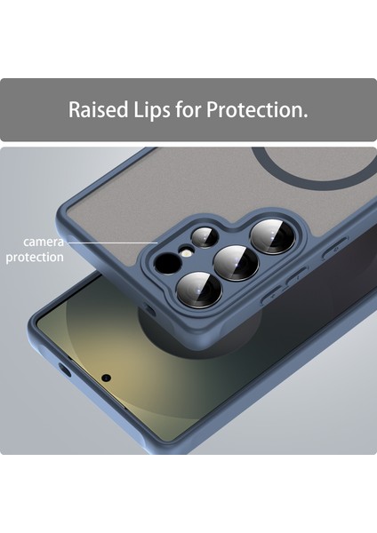 Samsung Galaxy S25 Ultra Telefon Kılıfı, Manyetik Darbeye Dayanıklı Telefon Kılıfı, Şeffaf Hibrit Kapak Samsung Galaxy S25 Ultra (Yurt Dışından) indirimleri