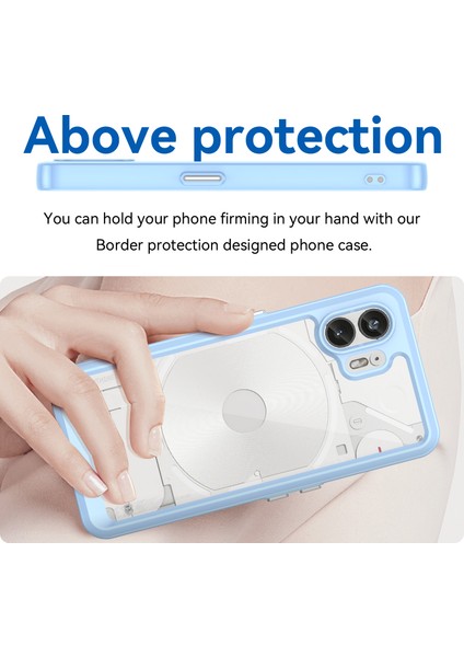 Nothing Phone 2 Kılıf, Şeffaf Tasarımlı Darbeye Dayanıklı Telefon Kılıfı, Tampon Hibrit Şeffaf Kapak Nothing Phone 2 (Yurt Dışından) indirimleri