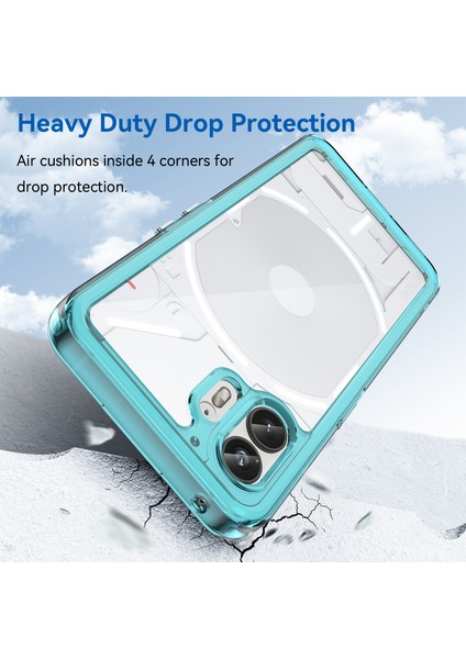 Nothing Phone 2 Kılıf, Şeffaf Tasarımlı Darbeye Dayanıklı Telefon Kılıfı, Tampon Hibrit Şeffaf Kapak Nothing Phone 2 (Yurt Dışından) fırsatları