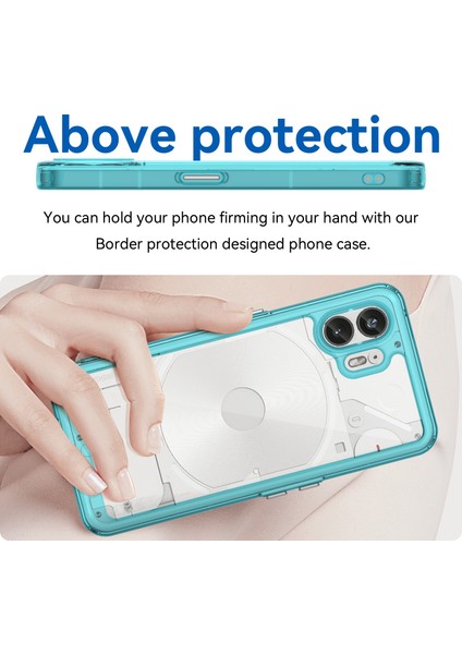 Nothing Phone 2 Kılıf, Şeffaf Tasarımlı Darbeye Dayanıklı Telefon Kılıfı, Tampon Hibrit Şeffaf Kapak Nothing Phone 2 (Yurt Dışından) indirimleri
