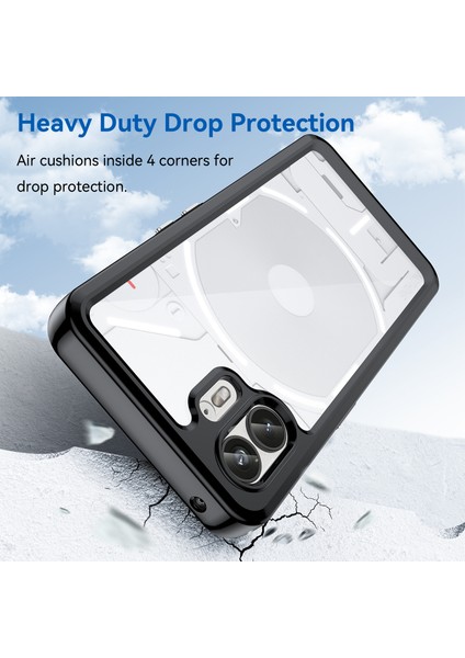 Nothing Phone 2 Kılıf, Şeffaf Tasarımlı Darbeye Dayanıklı Telefon Kılıfı, Tampon Hibrit Şeffaf Kapak Nothing Phone 2 (Yurt Dışından) fırsatları