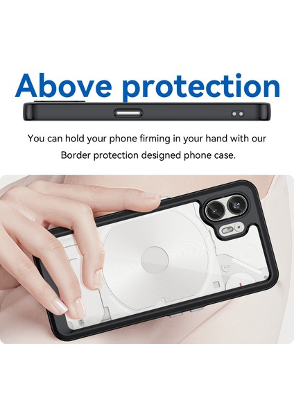 Nothing Phone 2 Kılıf, Şeffaf Tasarımlı Darbeye Dayanıklı Telefon Kılıfı, Tampon Hibrit Şeffaf Kapak Nothing Phone 2 (Yurt Dışından) indirimleri