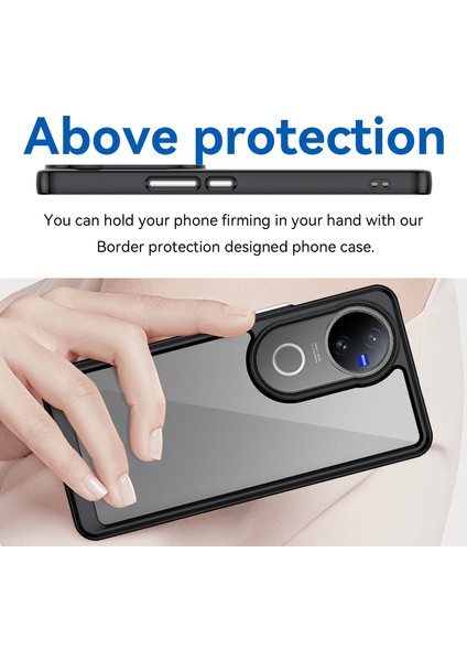 Vivo V50 Kılıf, Şeffaf Tasarımlı Darbeye Dayanıklı Telefon Kılıfı, Tampon Hibrit Şeffaf Kapak Vivo V50 (Yurt Dışından) indirimleri