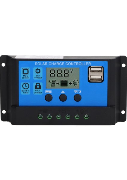 12V 24V Güneş Paneli Kontrol Cihazı Pwm Fotovoltaik Regülatör LCD Ekran Mppt Güneş Şarj Cihazı 70A (Yurt Dışından)