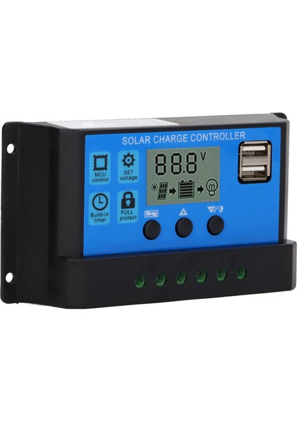 12V 24V Güneş Paneli Kontrol Cihazı Pwm Fotovoltaik Regülatör LCD Ekran Mppt Güneş Şarj Cihazı 70A (Yurt Dışından)