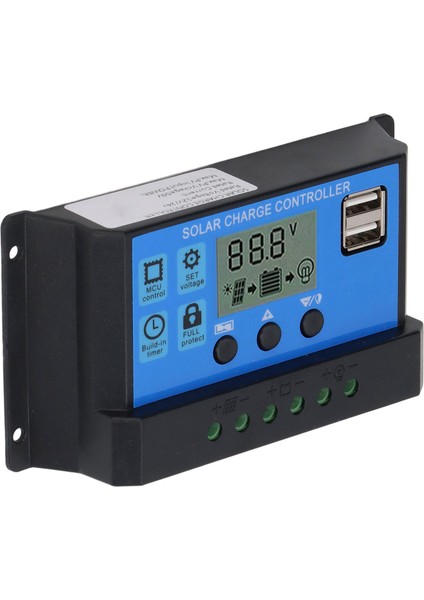 12V 24V Güneş Paneli Kontrol Cihazı Pwm Fotovoltaik Regülatör LCD Ekran Mppt Güneş Şarj Cihazı 70A (Yurt Dışından)