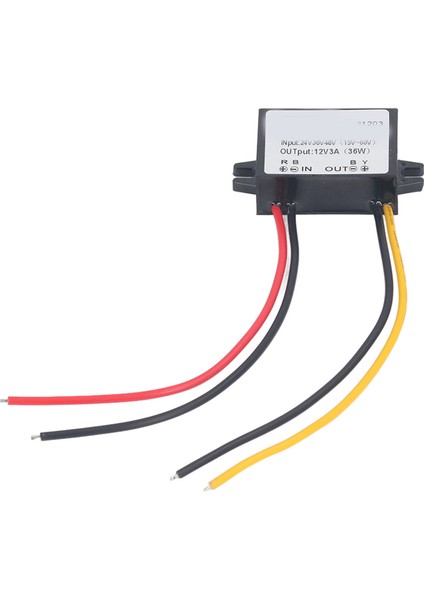 Buck Modülü 36W Süper Ince Dc 24V 36V 48V 15‑60V Ila Dc 12V3A Buck Transformatör Voltaj Regülatörü (Yurt Dışından)
