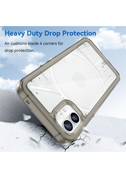 Nothing Phone 1 Kılıf, Şeffaf Tasarımlı Darbeye Dayanıklı Telefon Kılıfı, Tampon Hibrit Şeffaf Kapak Nothing Phone 1 (Yurt Dışından) fiyatları