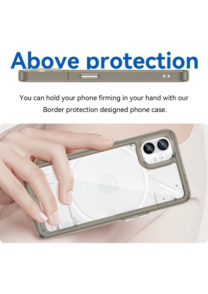Nothing Phone 1 Kılıf, Şeffaf Tasarımlı Darbeye Dayanıklı Telefon Kılıfı, Tampon Hibrit Şeffaf Kapak Nothing Phone 1 (Yurt Dışından) indirimleri