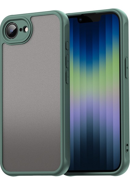 iPhone 16E Telefon Kılıfı, Mat Darbeye Dayanıklı Telefon Kılıfı Kapağı iPhone 16E (Yurt Dışından)