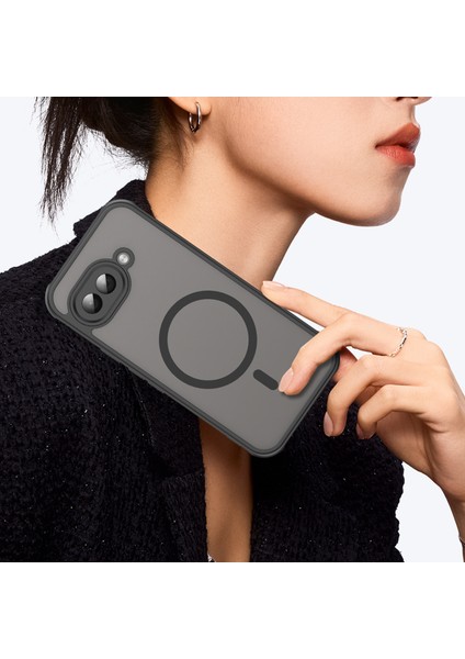 Google Pixel 9A Telefon Kılıfı, Manyetik Darbeye Dayanıklı Telefon Kılıfı, Şeffaf Hibrit Kapak Google Pixel 9A (Yurt Dışından) modelleri