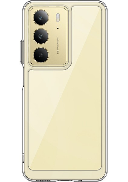 Oppo Realme 14X 5g Kılıf, Şeffaf Tasarımlı Darbeye Dayanıklı Telefon Kılıfı, Tampon Hibrit Şeffaf Kapak Oppo Realme 14X 5g (Yurt Dışından)