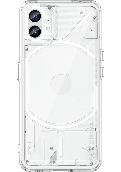 Nothing Phone 1 Kılıf, Şeffaf Tasarımlı Darbeye Dayanıklı Telefon Kılıfı, Tampon Hibrit Şeffaf Kapak Nothing Phone 1 (Yurt Dışından)