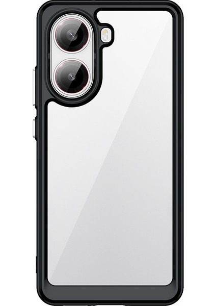Xiaomi Poco X7 Pro Kılıf, Şeffaf Tasarımlı Darbeye Dayanıklı Telefon Kılıfı, Tampon Hibrit Şeffaf Kapak Xiaomi Poco X7 Pro (Yurt Dışından)