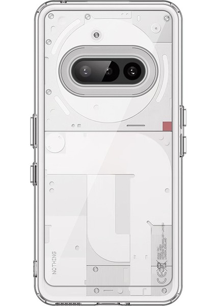 Nothing Phone 3A Kılıf, Şeffaf Tasarımlı Darbeye Dayanıklı Telefon Kılıfı, Tampon Hibrit Şeffaf Kapak Nothing Phone 3A (Yurt Dışından)