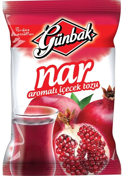 250 gr Nar Aromalı Içecek Tozu x 4 Adet Tek Ebat