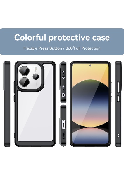 Xiaomi Redmi Note 14 4g Kılıf, Şeffaf Tasarımlı Darbeye Dayanıklı Telefon Kılıfı, Tampon Hibrit Şeffaf Kapak Xiaomi Redmi Note 14 4g (Yurt Dışından) modelleri