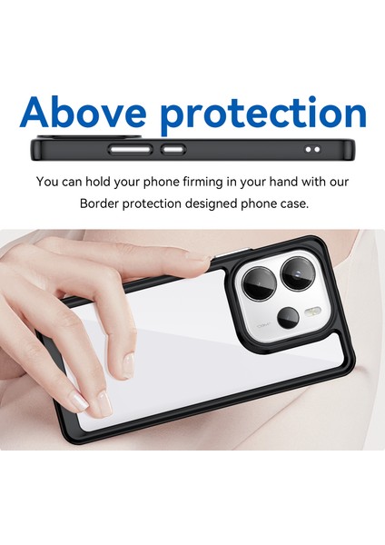 Xiaomi Redmi Note 14 4g Kılıf, Şeffaf Tasarımlı Darbeye Dayanıklı Telefon Kılıfı, Tampon Hibrit Şeffaf Kapak Xiaomi Redmi Note 14 4g (Yurt Dışından) indirimleri
