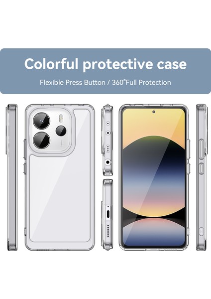 Xiaomi Redmi Note 14 4g Kılıf, Şeffaf Tasarımlı Darbeye Dayanıklı Telefon Kılıfı, Tampon Hibrit Şeffaf Kapak Xiaomi Redmi Note 14 4g (Yurt Dışından) modelleri