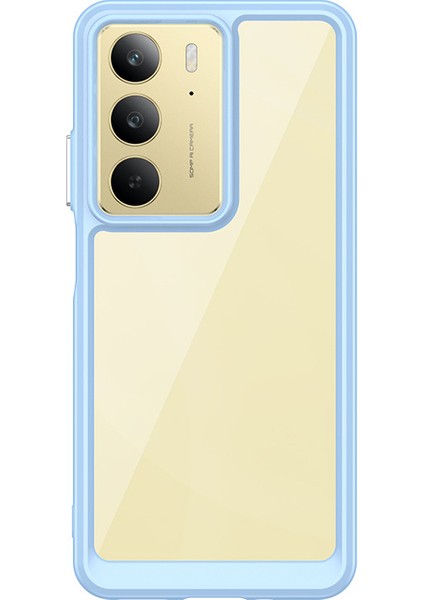 Oppo Realme 14X 5g Kılıf, Şeffaf Tasarımlı Darbeye Dayanıklı Telefon Kılıfı, Tampon Hibrit Şeffaf Kapak Oppo Realme 14X 5g (Yurt Dışından)