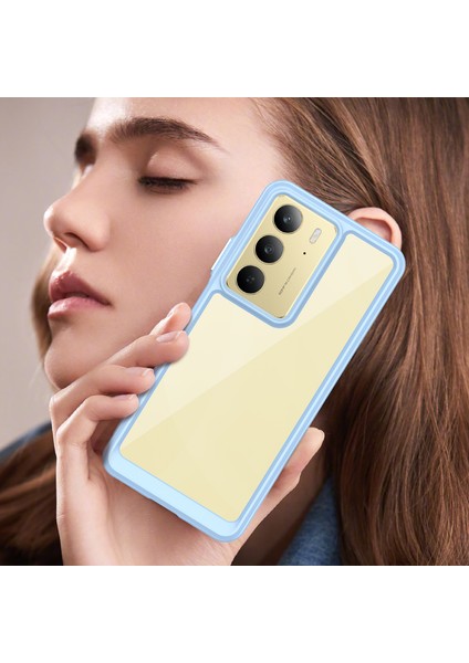 Oppo Realme 14X 5g Kılıf, Şeffaf Tasarımlı Darbeye Dayanıklı Telefon Kılıfı, Tampon Hibrit Şeffaf Kapak Oppo Realme 14X 5g (Yurt Dışından) modelleri